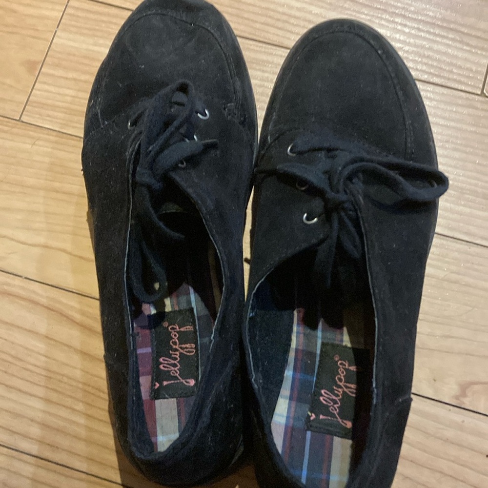 Jellypop Black Flats & Loafers